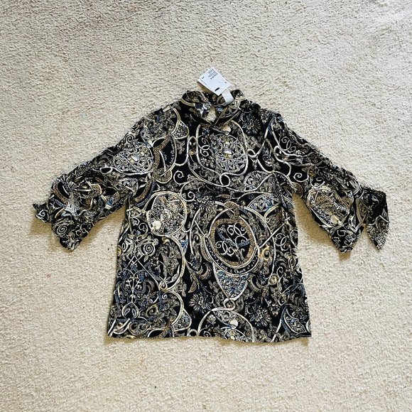 Womens' 3/4 Sleeves Top - Picture 5 of 9